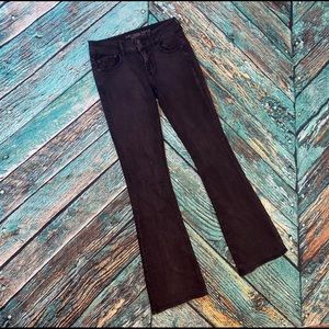 American Eagle Black Artist Flare Jeans 8 X Long